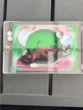 Topps Dante Dog Card - Green/Pink